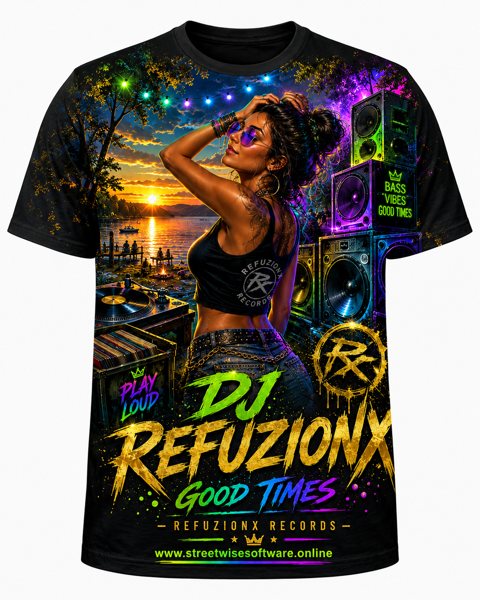 dj refuzionx good times shirt 01