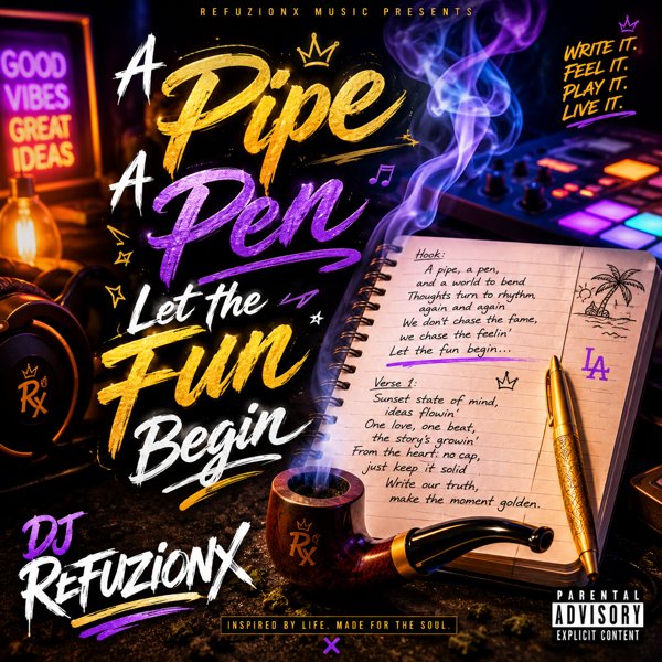 embedded 01 dj refuzionx a pipe a pen let the fun begin 405f53e02aad