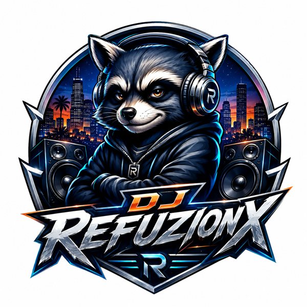 refuzionx raccoon logo v2