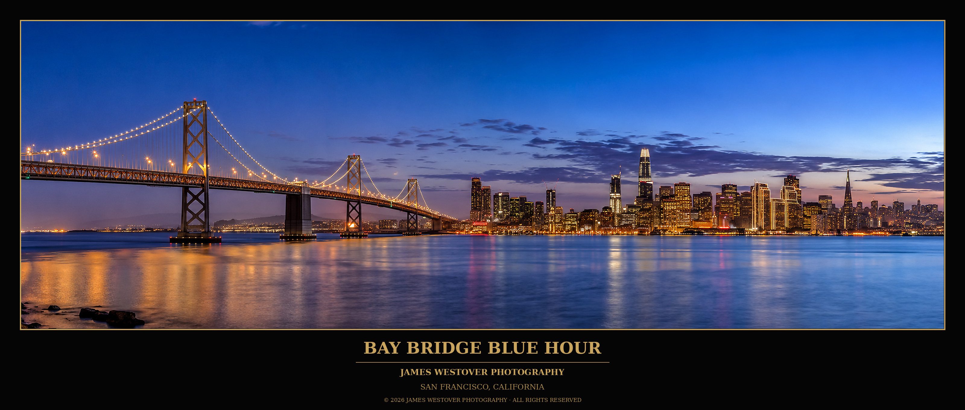 Bay Bridge Blue Hour