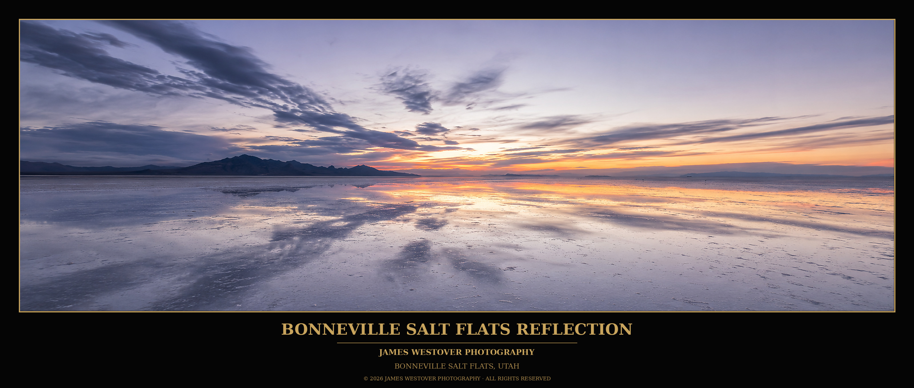 Bonneville Salt Flats Reflection