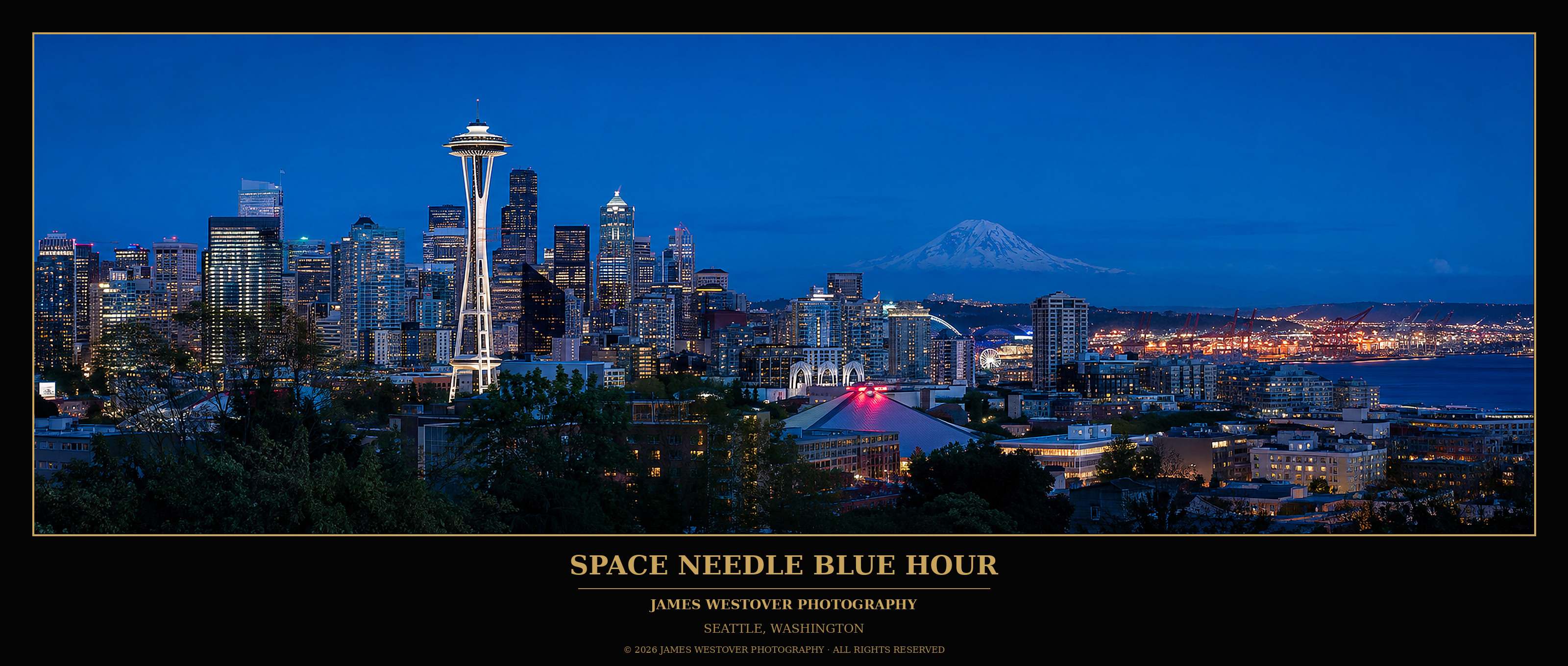 Space Needle Blue Hour