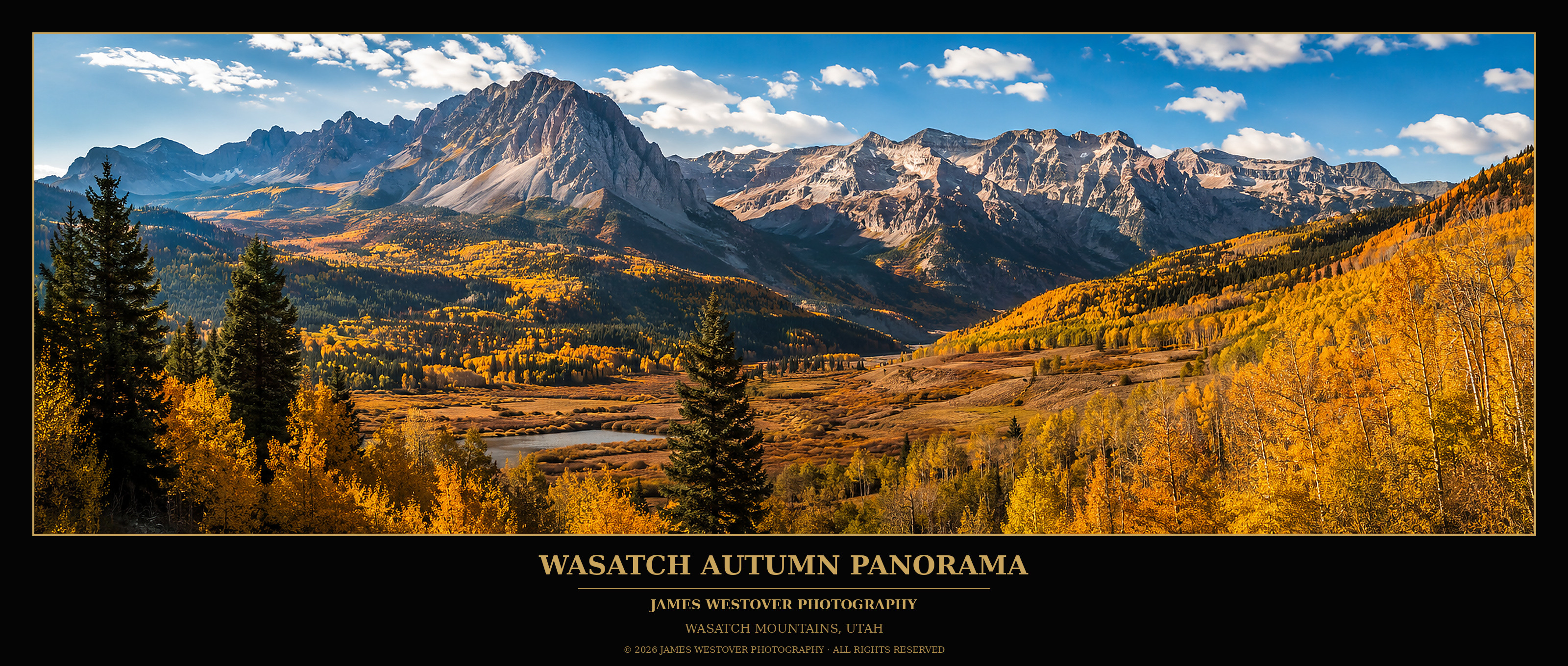 Wasatch Autumn Panorama
