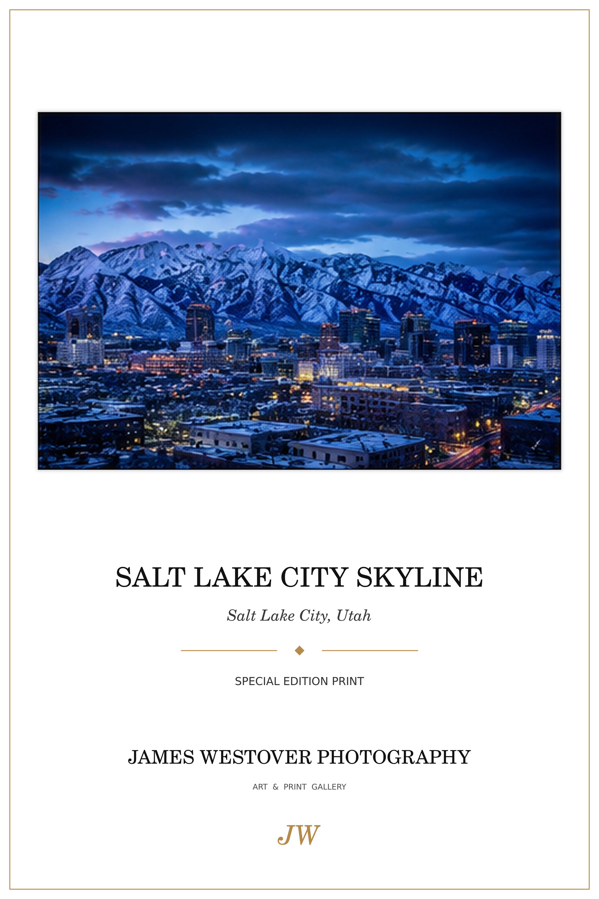 Salt Lake City Skyline