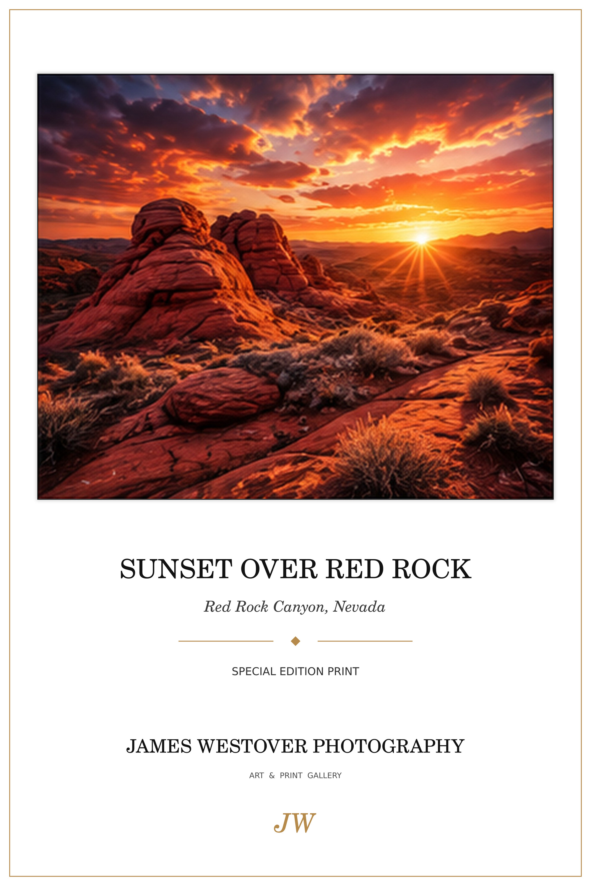 Sunset Over Red Rock