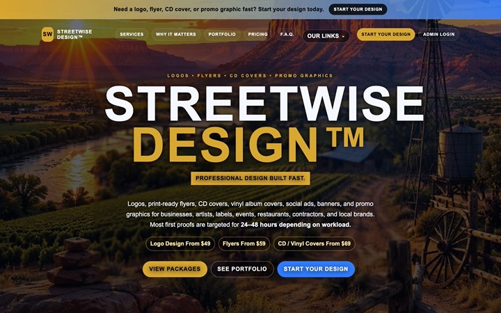 Home page of SWSO Design