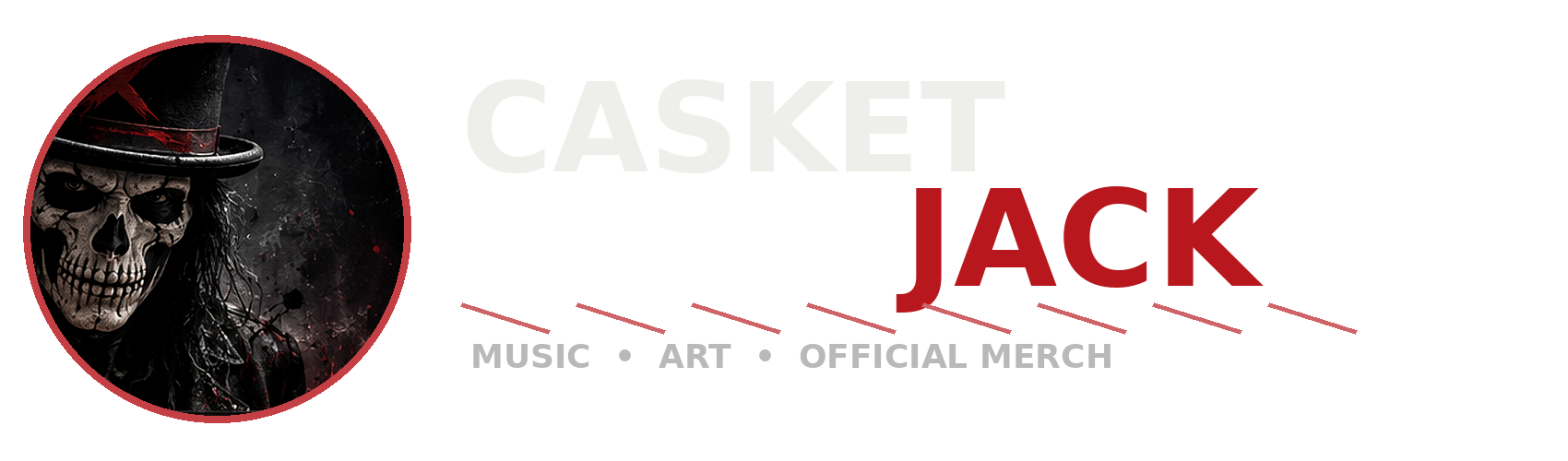 Casket Jack official fictional artist logo
