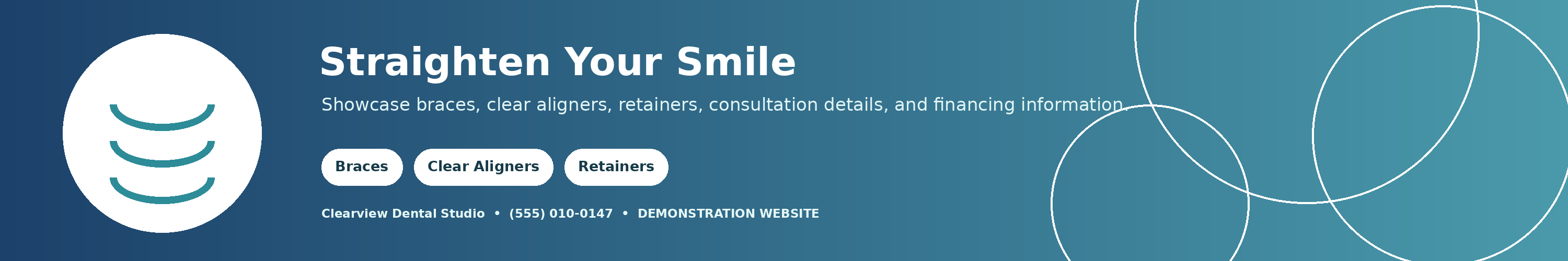 Braces and clear aligner options for teens and adults