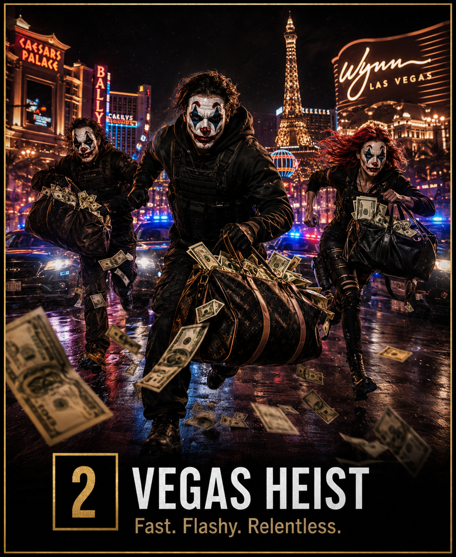 Featured Streetwise Hollywood Portraits Vegas Heist Hollywood poster artwork