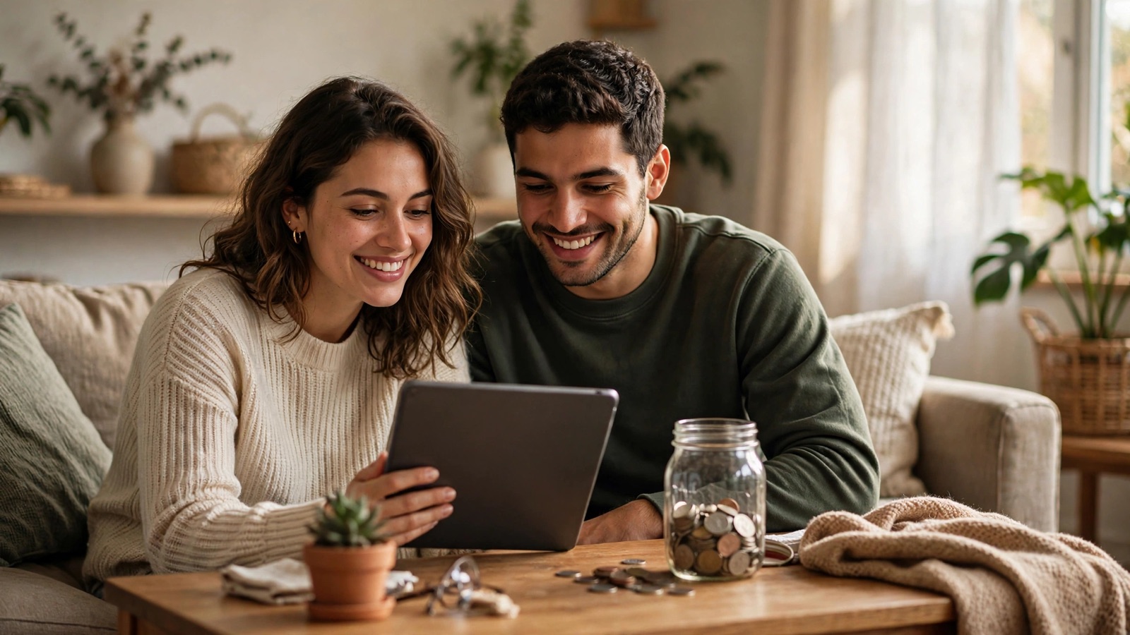 Person paying household bills on a laptop with the bill tracker calendar open