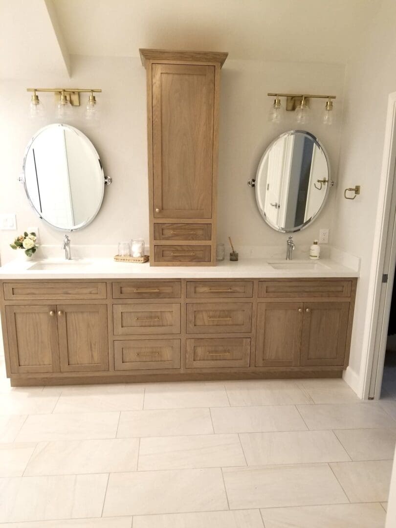 Custom Double Vanity
