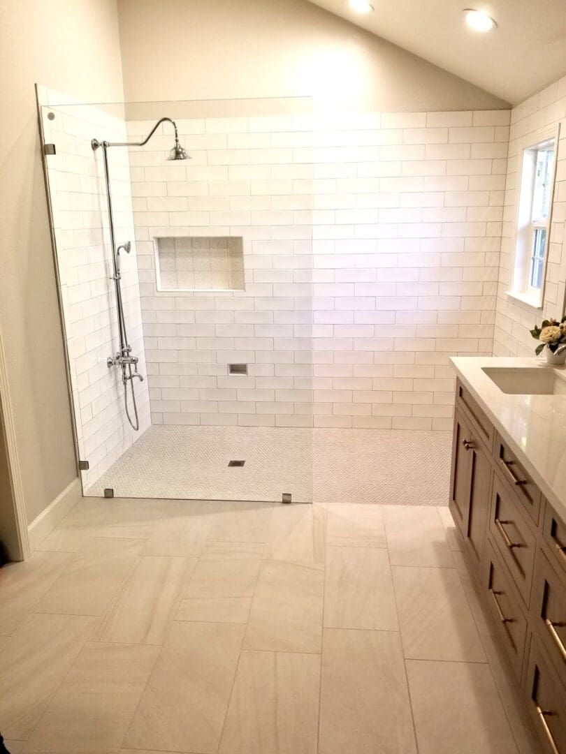 Large Walk-In Shower