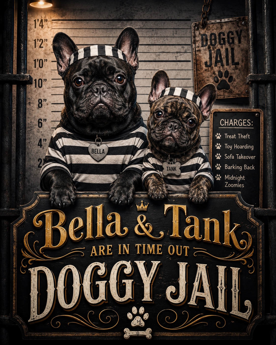 Bella & Tank Doggy Jail