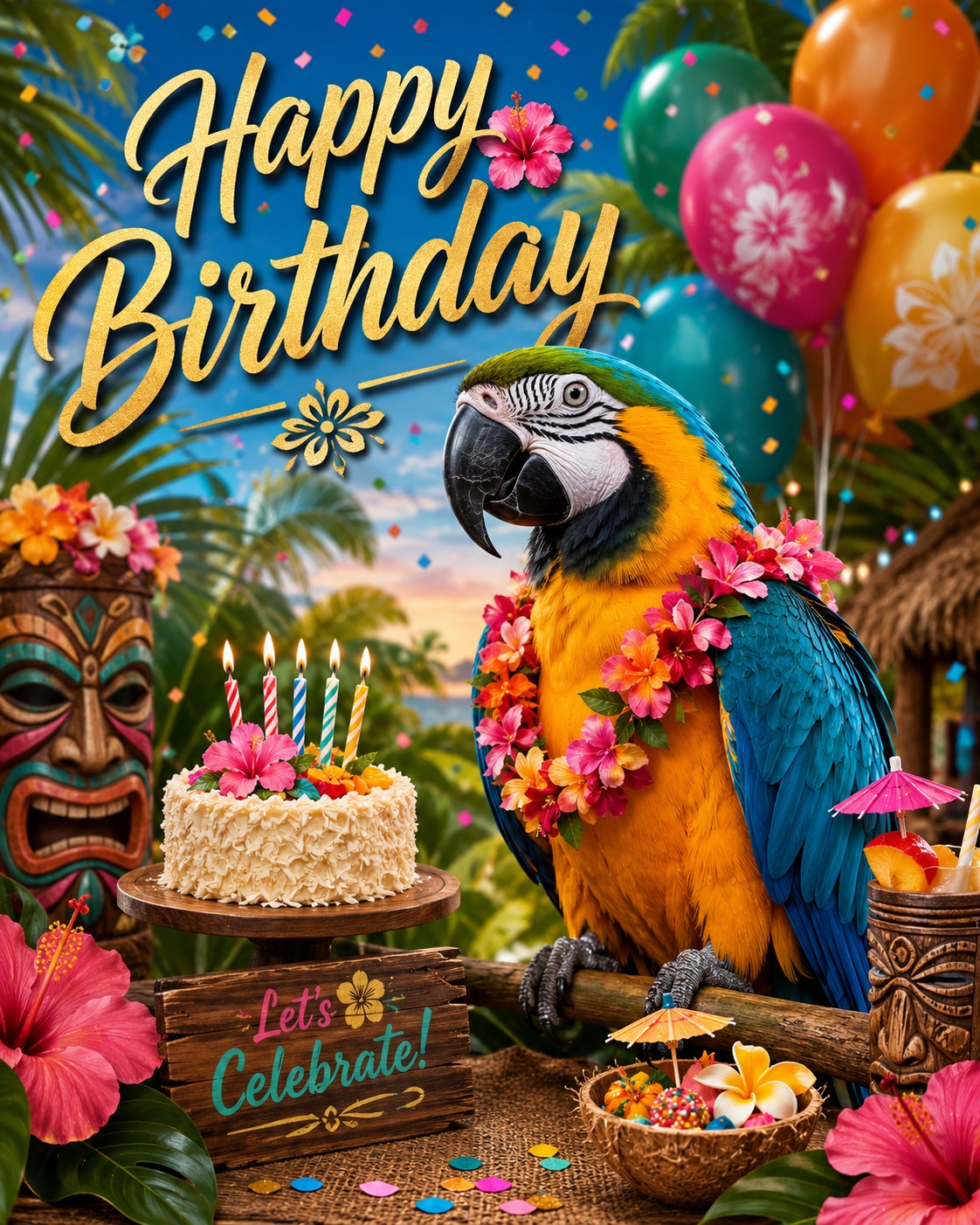 Tropical Bird Birthday