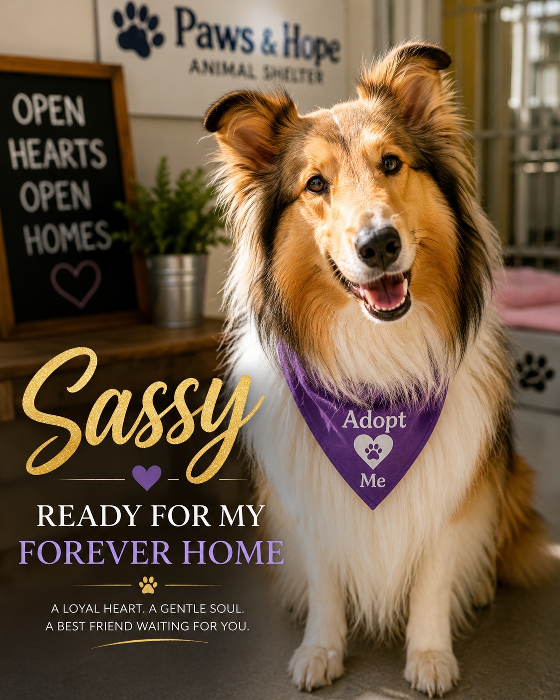 Sassy Adoption Portrait