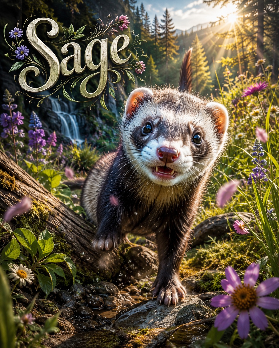 Sage Wild Ferret Adventure